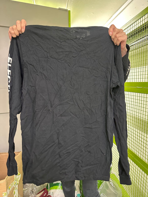 ELECTRIC FAMILY EF LINES LONG SLEEVE T-SHIRT - BLACK