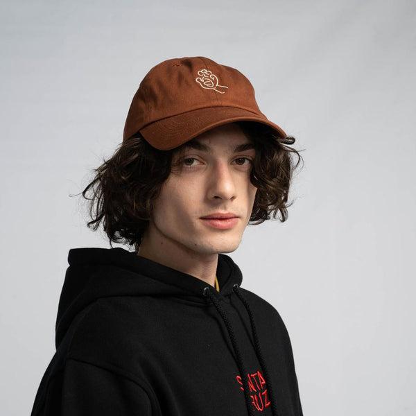 SANTA CRUZ CAP - CONTOUR HAND CAP - BURNT SIENNA