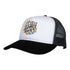 SANTA CRUZ FLAMING DICE DOT MESHBACK CAP