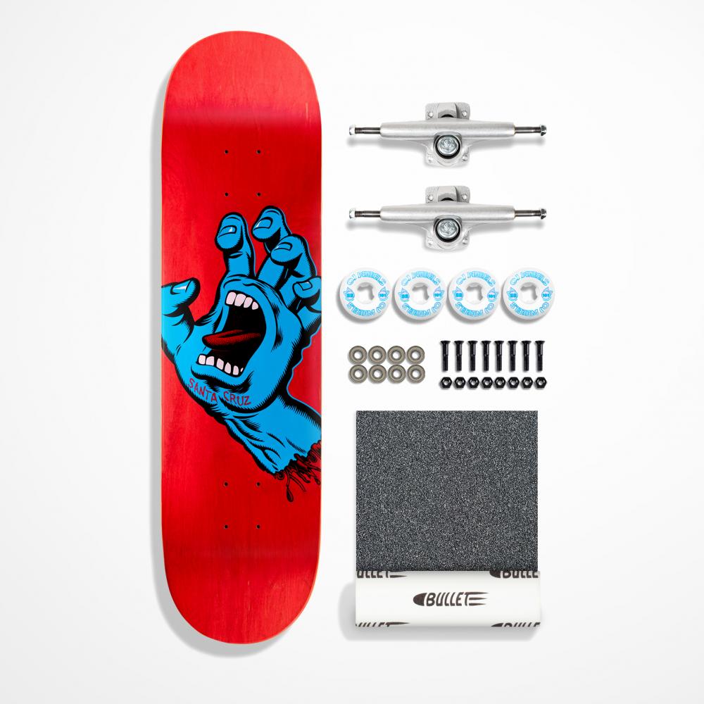 SANTA CRUZ COMPLETE SKATEBOARD KIT - SCREAMING HAND DESIGNS