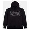 THRASHER "METAL" HOODIE BLACK