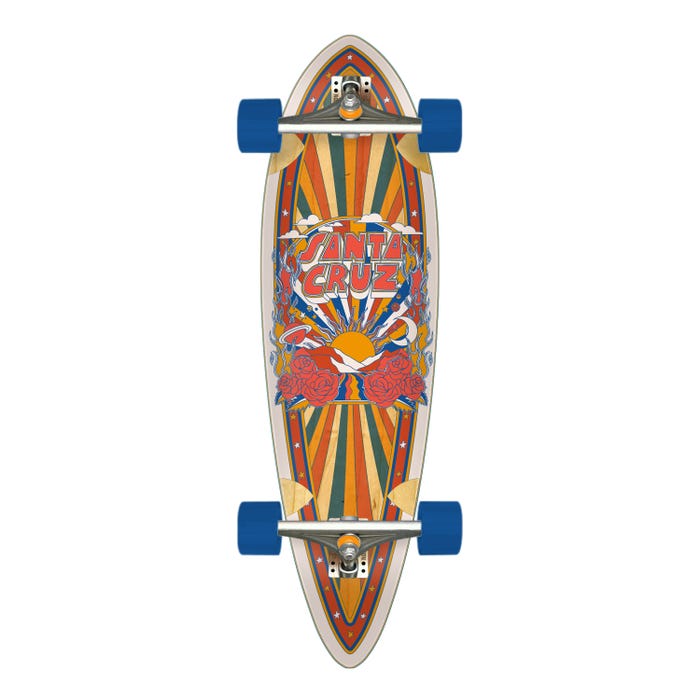 SANTA CRUZER COMPLETE SKATEBOARD KIT - FOXY SUN  9.2"
