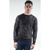 KING APPAREL CONTOUR CREWNECK SWEATSHIRT - BLACK