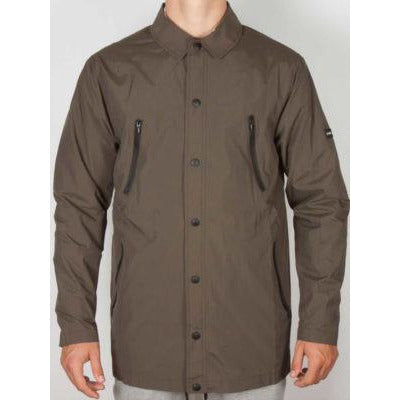 KING APPAREL MILITARY MAC JACKET - DARK OLIVE