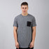KING APPAREL STERLING POCKET T-SHIRT - HEATHER GREY