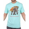 DIAMOND SUPPLY CO HARDWARE HEAVYWEIGHTS T-SHIRT - DIAMOND BLUE