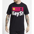 KEY STREET COASTLINE T-SHIRT - BLACK
