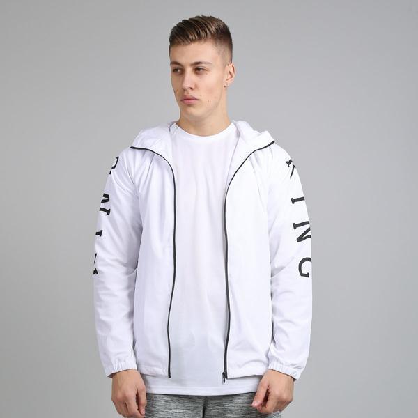 KING AESTHETIC SHELL JACKET - WHITE