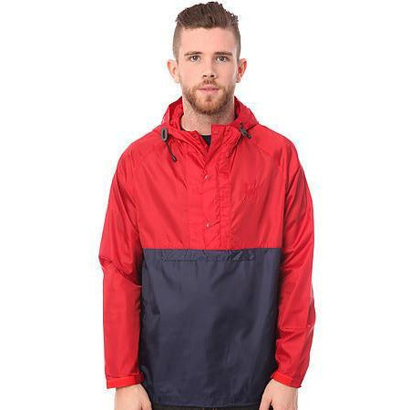 HUF VENTURA RIPSTOP JACKET - NAVY/RED