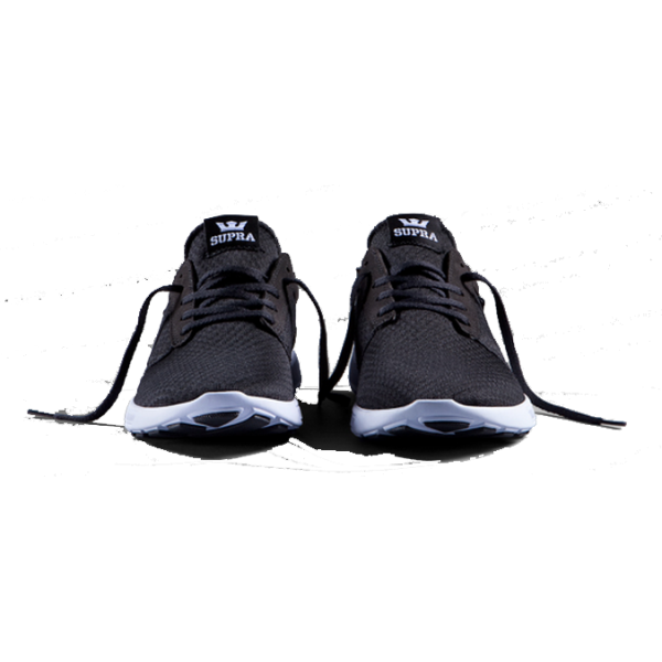 SUPRA HAMMER RUN SHOES - BLACK/WHITE