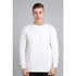 KING APPAREL LUXE WAFFLE CREWNECK SWEATSHIRT - WHITE