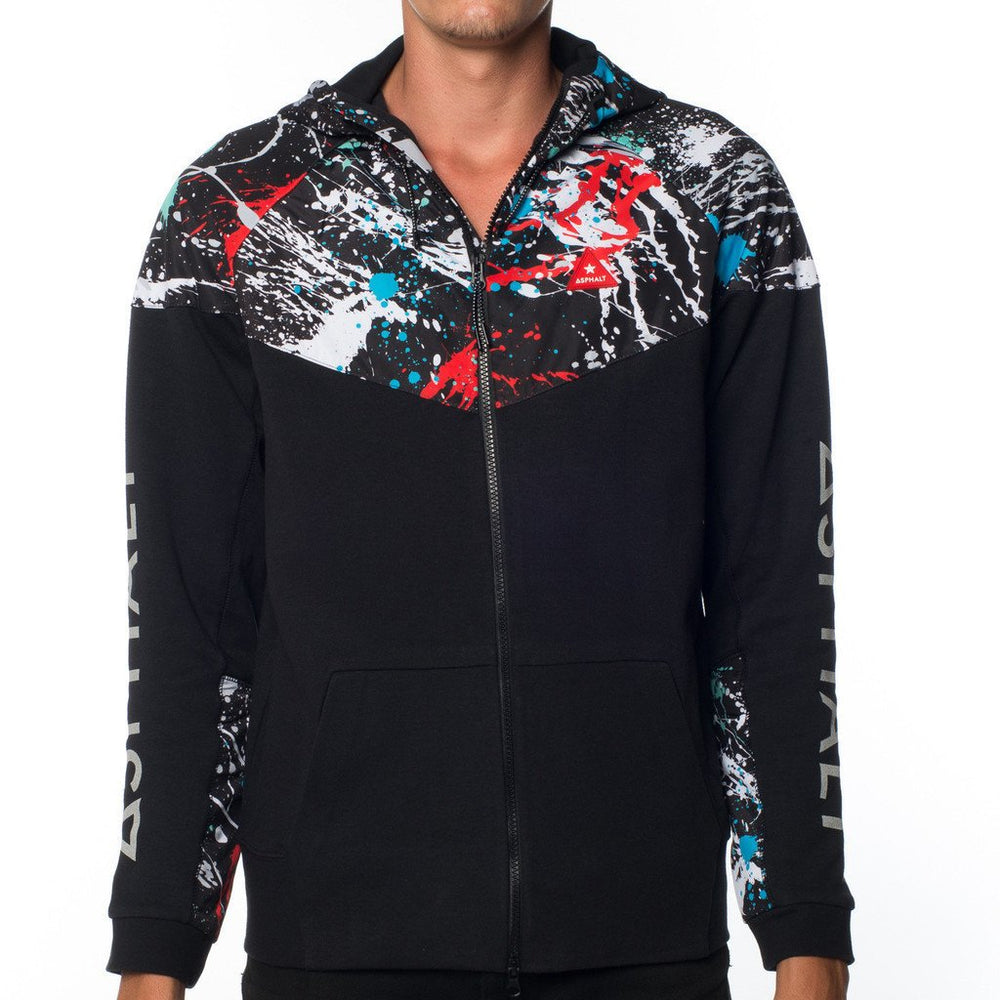 ASPHALT YACHT CLUB SPRAY JACKET - BLACK
