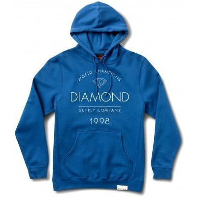DIAMOND SUPPLY CO CRAFTMAN PULLOVER HOODIE - BLUE