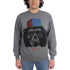 ROOK - CROSSED SKULL CREWNECK SWEATSHIRT - HEATHER GREY