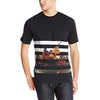 CROOKS & CASTLES DELAWARE KNIT CREW T-SHIRT - BLACK