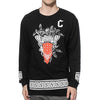 CROOKS & CASTLES CROOKS STANDARD LONG SLEEVE T-SHIRT - BLACK