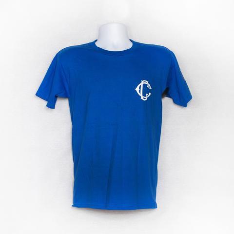 CROOKS & CASTLES KNIT CRKS BASE T-SHIRT - COBALT BLUE