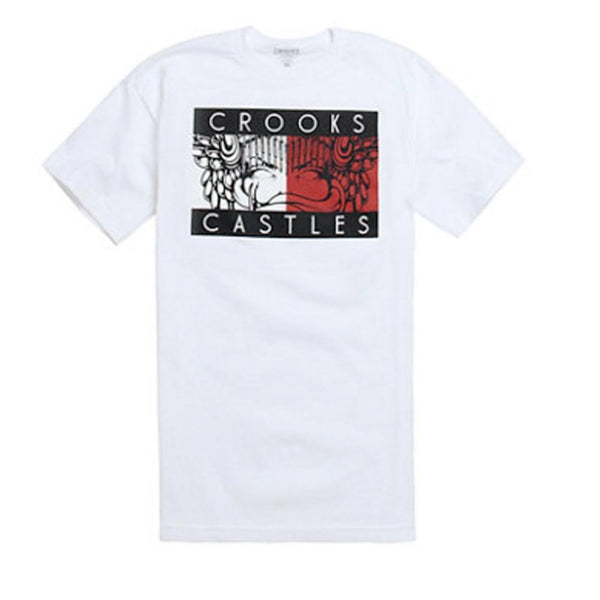 CROOKS & CASTLES CROOKS FIGUH T-SHIRT - WHITE