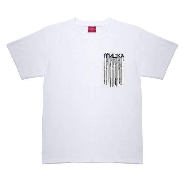 MISHKA CYRILLIC GORE POCKET T-SHIRT - WHITE