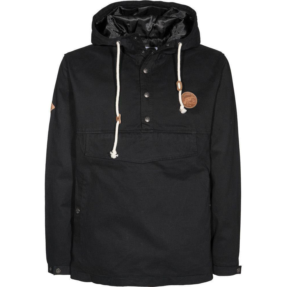 KEY STREET HERITAGE ANORAK - BLACK