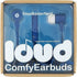 LOUD FAT AND FLAT SILAS BAXTER EARBUDS - BLUE