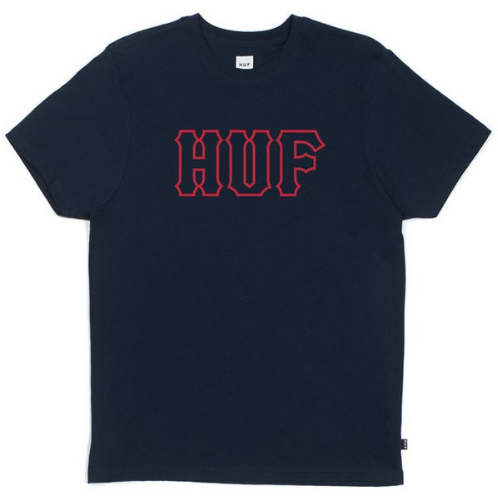 HUF CLASSIC LOGO T-SHIRT - NAVY
