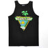 THE HUNDREDS DANGER VEST TOP - BLACK