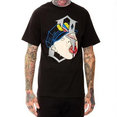 REBEL8 HEADACHE T-SHIRT - BLACK