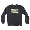 PRIMITIVE CHEECH & CHONG ACT COOL CREWNECK SWEATSHIRT - CHARCOAL HEATHER