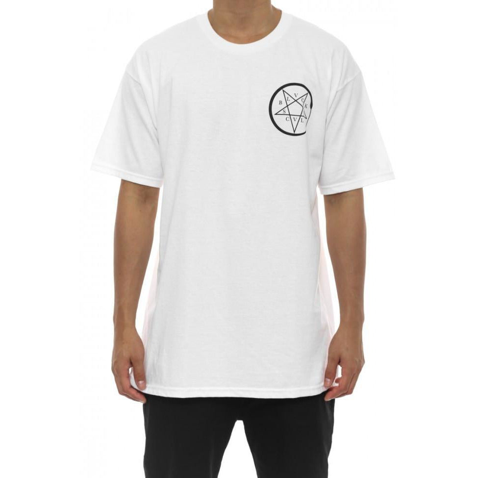 BLACK SCALE SQUAMADA T-SHIRT - WHITE