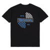 BRIXTON PANIC SHORT SLEEVE TAILORED TEE - BLACK
