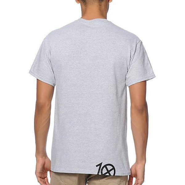10 DEEP SLOPE T-SHIRT - HEATHER GREY