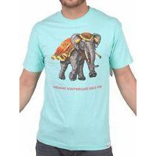 DIAMOND SUPPLY CO HARDWARE HEAVYWEIGHTS T-SHIRT - DIAMOND BLUE