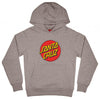 SANTA CRUZ CLASSIC DOT YOUTH HOODIE - HEATHER GREY