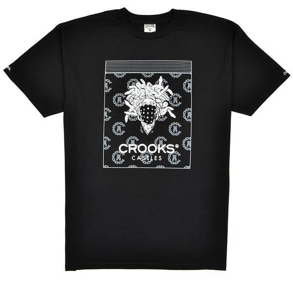 CROOKS & CASTLES BANDITO DIME T-SHIRT - BLACK