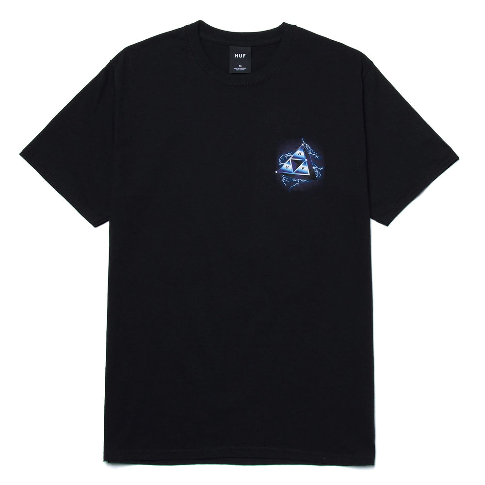 HUF STORM TRIPLE TRIANGLE T-SHIRT - BLACK