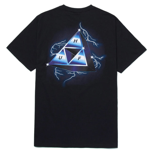 HUF STORM TRIPLE TRIANGLE T-SHIRT - BLACK