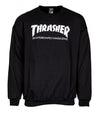 THRASHER SKATE MAG CREWNECK SWEATSHIRT - BLACK