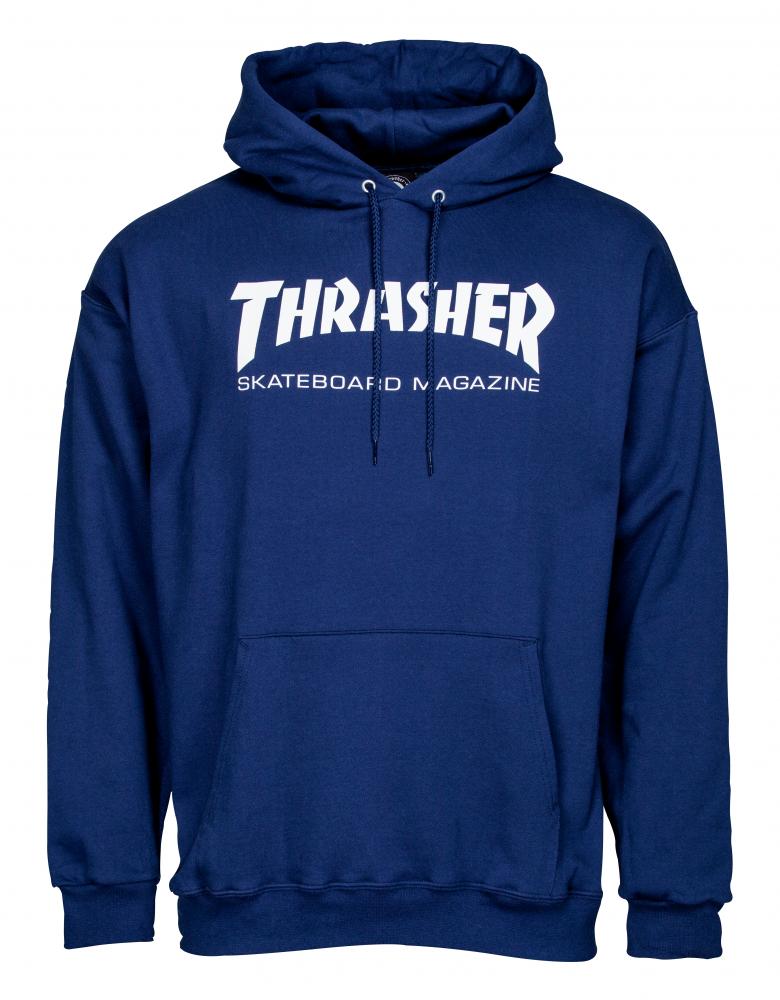 THRASHER SKATE MAG HOODIE - NAVY