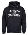 THRASHER SKATE AND DESTROY HOODIE - BLACK