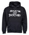 THRASHER SKATE AND DESTROY HOODIE - BLACK