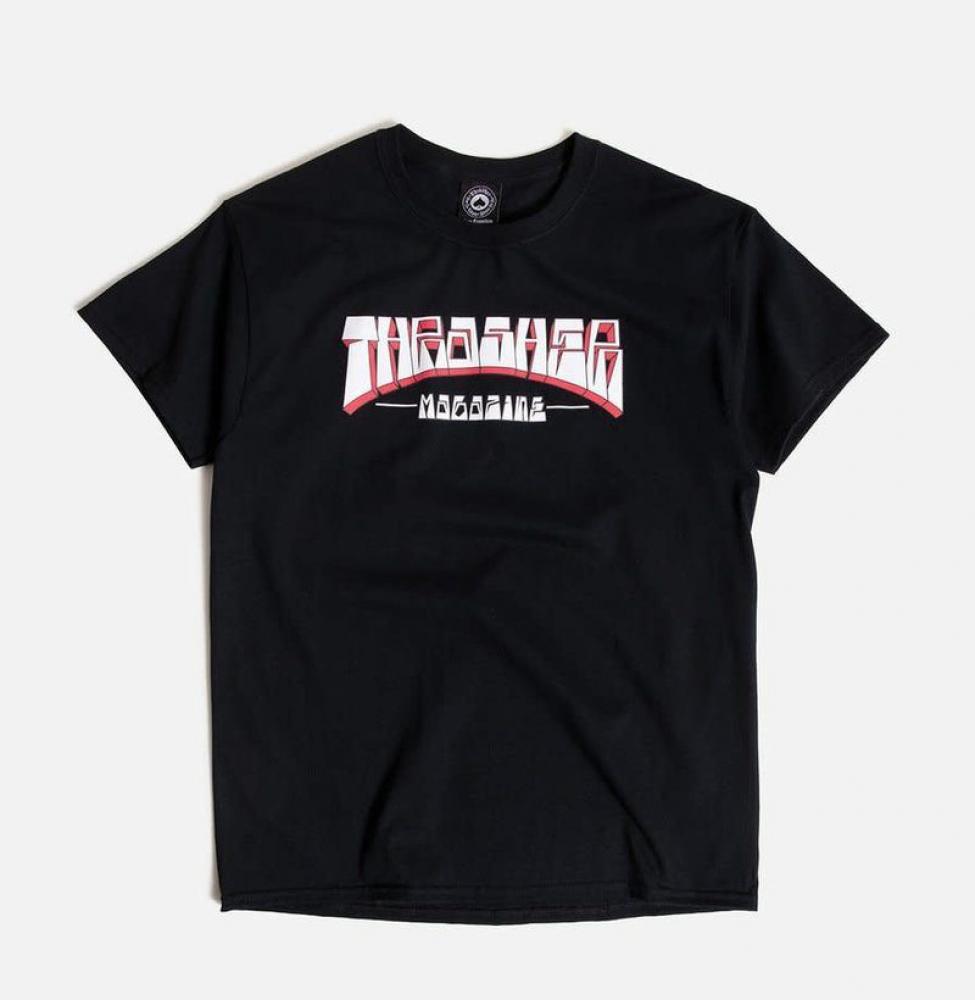THRASHER FIRME LOGO T-SHIRT - BLACK