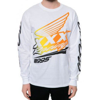 10 DEEP HIGHLANDS LONG SLEEVE T-SHIRT - WHITE