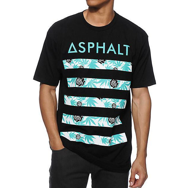 ASPHALT YACHT CLUB ROYAL X SNOOP DOG ROYAL KUSH T-SHIRT - BLACK
