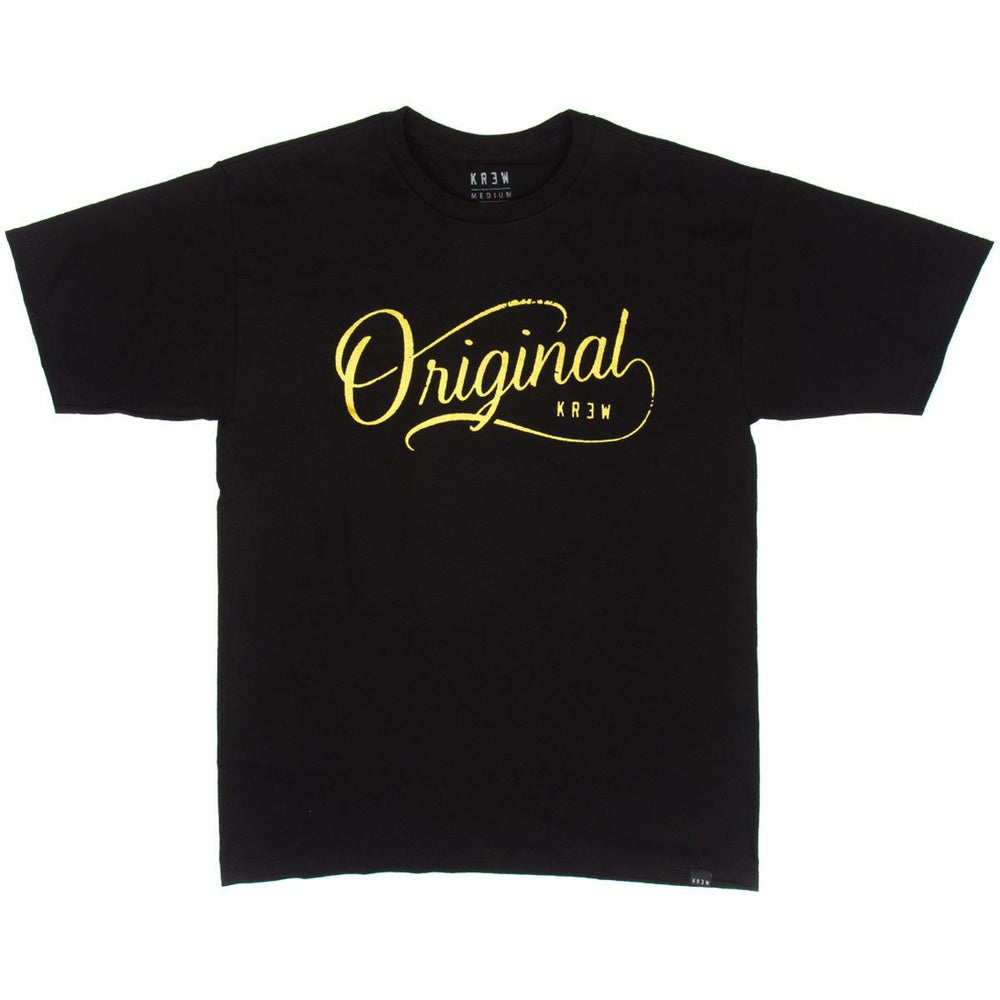 KR3W ORIGINAL T-SHIRT - BLACK & GOLD