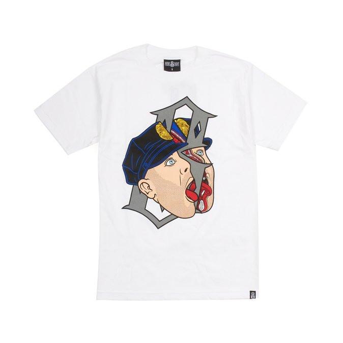 REBEL8 HEADACHE T-SHIRT - WHITE