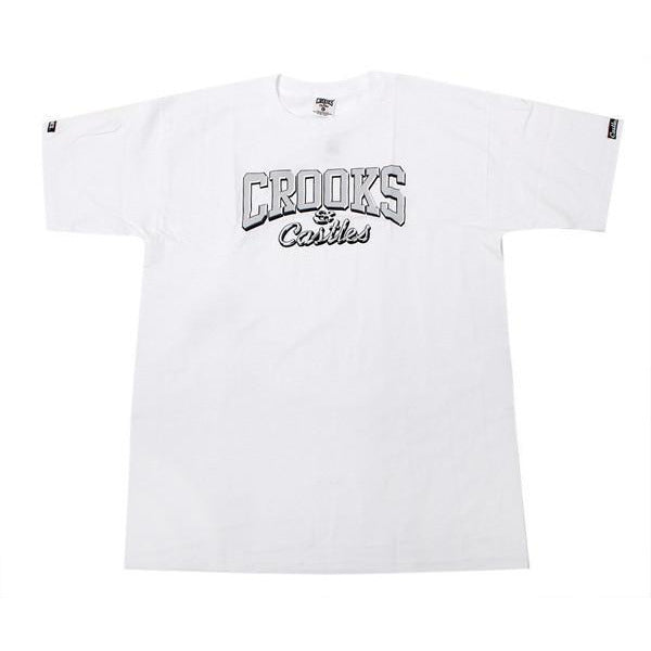 CROOKS & CASTLES CORE EMBLEM T-SHIRT - WHITE