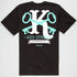 KEY STREET CROSSED KEYS T-SHIRT - BLACK