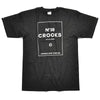 CROOKS & CASTLES NO.38 CROOKS T-SHIRT - BLACK