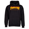 THRASHER SKATE MAG FLAME LOGO HOODIE - BLACK
